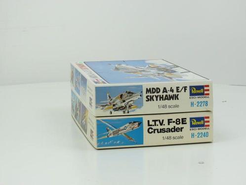 Schaal 1:48 REVELL Set of 2 L.T.V. F-8E Crusader and MDD..., Hobby & Loisirs créatifs, Modélisme | Avions & Hélicoptères, Enlèvement ou Envoi