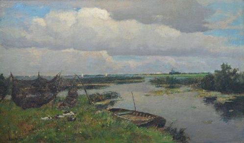 Gerbrand Frederik van Schagen (1880-1968) - Een landschap, Antiek en Kunst, Kunst | Schilderijen | Klassiek