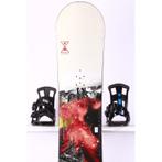 156 snowboard BURTON PROGRESSION 56 WIDE, White/red, woodcor, Sport en Fitness, Snowboarden, Verzenden, Gebruikt, Board