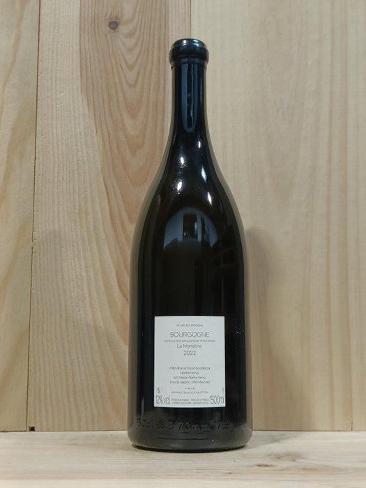 2022 Marthe Henry - La Monatine - Bourgogne - 1 Magnum, Verzamelen, Wijnen