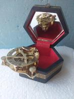 Landmeter kompas (2) - Verguld messing - 1960-1970 - Met