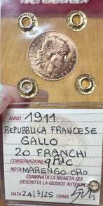France. IIIe République (1870-1940). 20 Francs 1911 Gallo