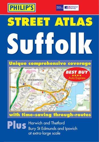 Philips Street Atlas Suffolk: Pocket, Philips Maps, Livres, Livres Autre, Envoi