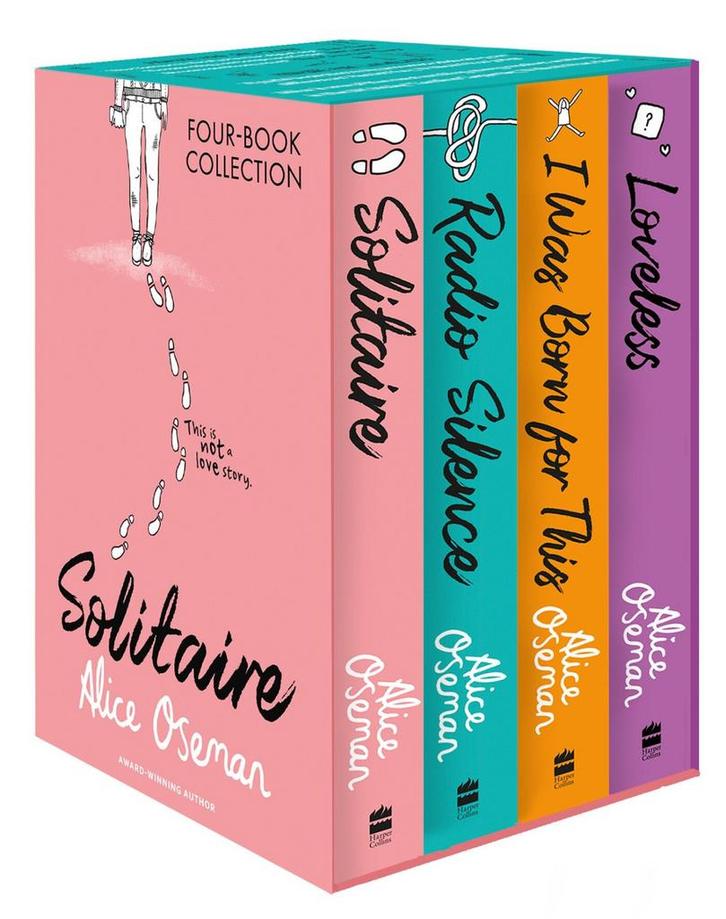 Alice Oseman Four-Book Collection Box Set (Solitaire, Radio, Boeken, Taal | Engels, Zo goed als nieuw, Verzenden