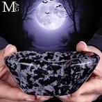 De mystieke Merlinite Kom in Indigo Gabbro - Hoogte: 126 mm