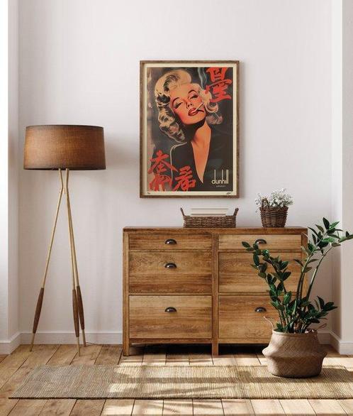 Kobalt (1970) - Dunhill - Marilyn Monroe (Galaxy Advertising, Antiek en Kunst, Kunst | Schilderijen | Modern