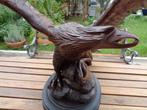 sculptuur, Scultura aquila - 0.53 cm - Hout