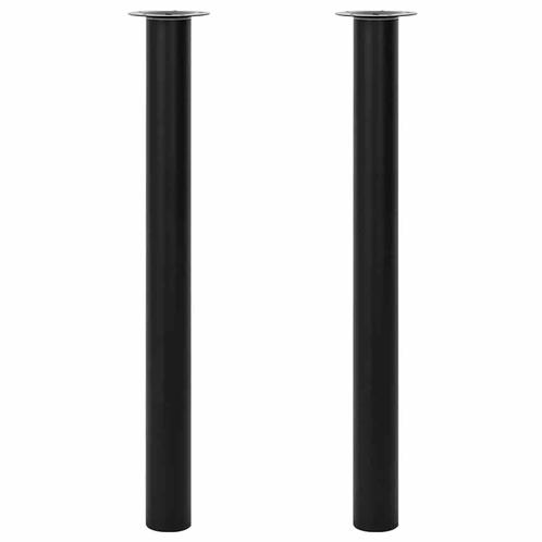 vidaXL Tafelpoten telescopisch 710-1100 mm zwart 2 st, Huis en Inrichting, Tafelonderdelen, Nieuw, Verzenden