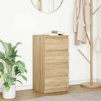 vidaXL Dressoir 37,5x35x76cm bewerkt hout sonoma, Huis en Inrichting, Kasten | Dressoirs, Verzenden, Nieuw