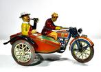 Paya - Blikken speelgoed - Motorcycle With Sidecar, 30 cm,