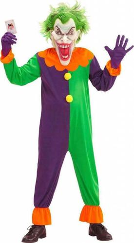volume Kijker College ② Duivel Joker Clown kostuum kind — Articles de fête — 2ememain