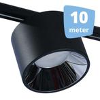*TIP*  LED midden RAILVERLICHTING BUSS zwart 10 SPOTS + 10M, Huis en Inrichting, Ophalen of Verzenden, Nieuw