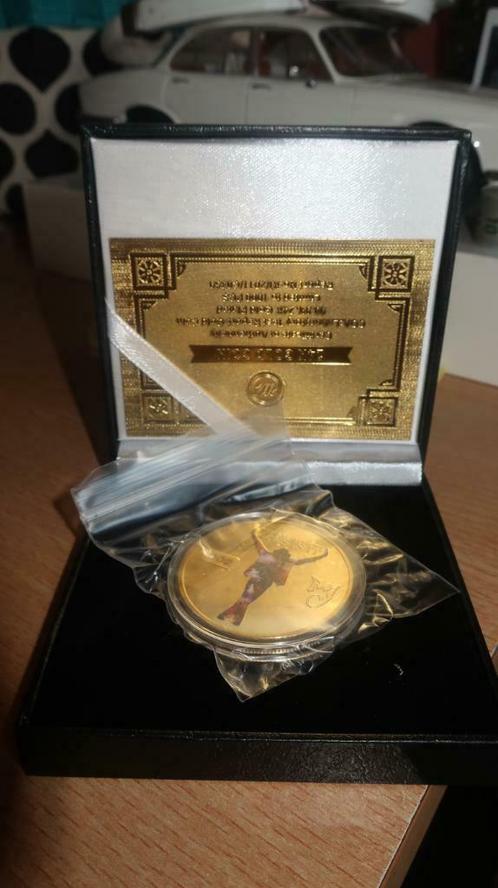 Rare Pièce de Collection Michael Jackson ( Plaquée OR ), Timbres & Monnaies, Pièces & Médailles, Enlèvement ou Envoi