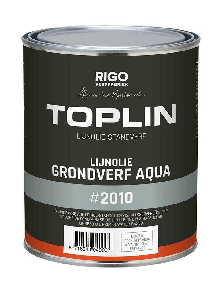 TOPLIN #2010 AQUA GRONDVERF (voorheen Aquamarijn LINOLUX GRO, Doe-het-zelf en Bouw, Verf, Beits en Lak, Nieuw, Verzenden