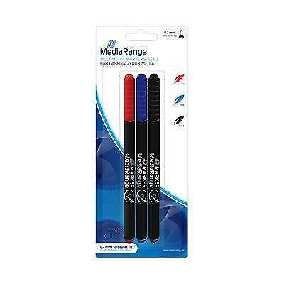 MediaRange CD/DVD/BD Marker 3 stuks, Informatique & Logiciels, Disques enregistrables, Envoi