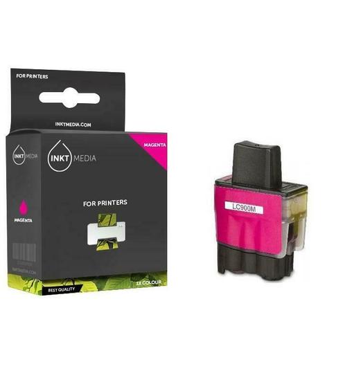 Brother LC-900M  inktcartridge Magenta  inktmedia huismerk, Computers en Software, Printers, Verzenden