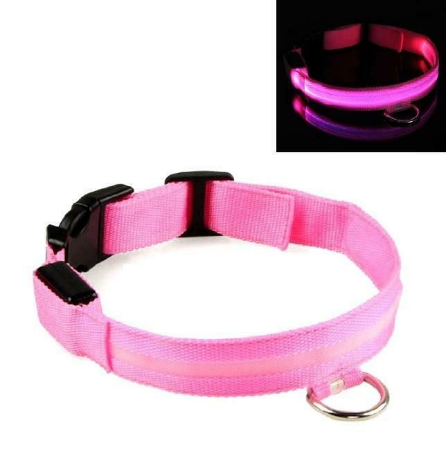 LED Halsband ROZE, Dieren en Toebehoren, Honden-accessoires, Verzenden