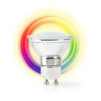 Wi-Fi Smart LED GU10 Spot Full-Colour en Warm Wit Netstroom, Maison & Meubles, Lampes | Spots, Verzenden
