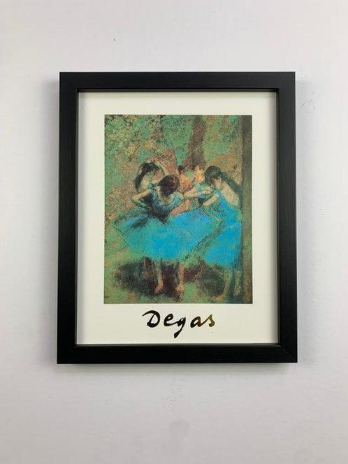 Edgar Degas (1834-1917) - Blue Ballerinas - Artprint - 24 x, Antiek en Kunst, Kunst | Tekeningen en Fotografie