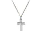 Fako Bijoux® - Ketting - Kruisje Mini - Howliet -, Handtassen en Accessoires, Kettingen, Verzenden, Nieuw