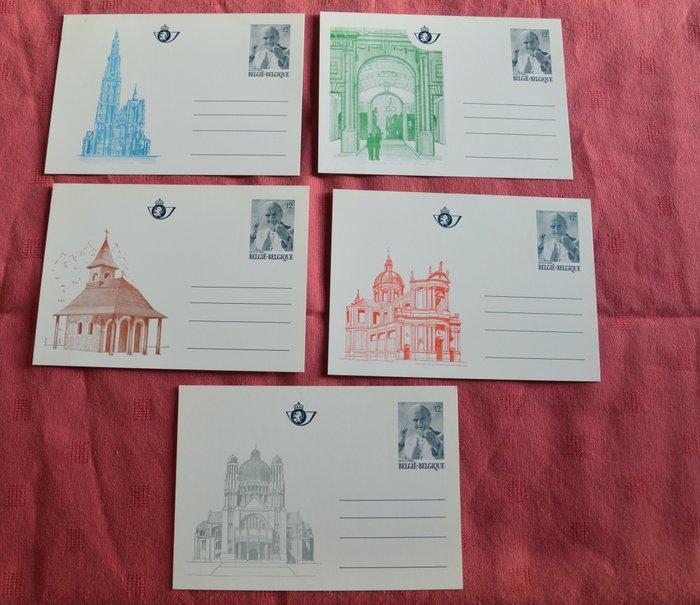 België - Verzameling postzegels (ansichtkaarten) in, Postzegels en Munten, Postzegels | Europa | België