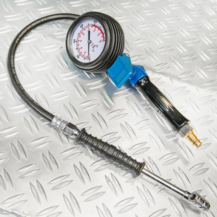 Datona Bandenpomp voor auto incl. Tule 1/4 - Datona, Auto diversen, Autogereedschap, Ophalen of Verzenden