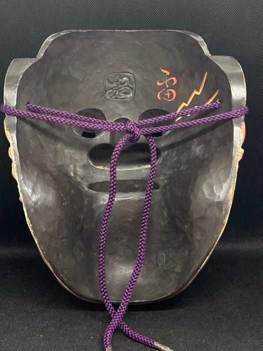 Noh masker - Hout, Hoge kwaliteit houten gesculpteerde, Antiek en Kunst, Antiek | Overige Antiek