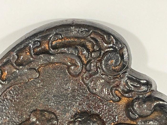 Édouardien Heurtoir de porte - 1850-1900 - Mère et enfant, Antiek en Kunst, Curiosa en Brocante