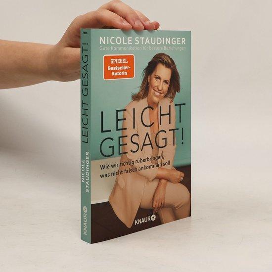 Leicht gesagt! 9783426790946 Nicole Staudinger, Boeken, Taal | Duits, Zo goed als nieuw, Verzenden