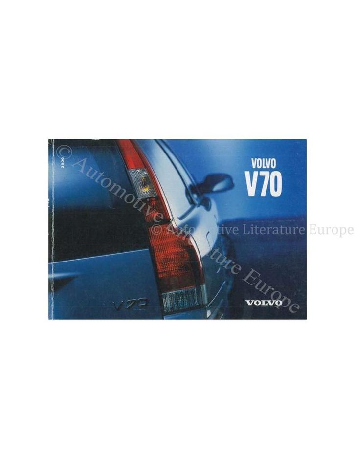 2000 VOLVO V70 INSTRUCTIEBOEKJE NEDERLANDS, Auto diversen, Handleidingen en Instructieboekjes