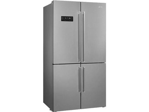 SMEG -   Amerikaanse Koelkast Zilver, Elektronische apparatuur, Koelkasten en IJskasten, 200 liter of meer, Nieuw, Met aparte vriezer