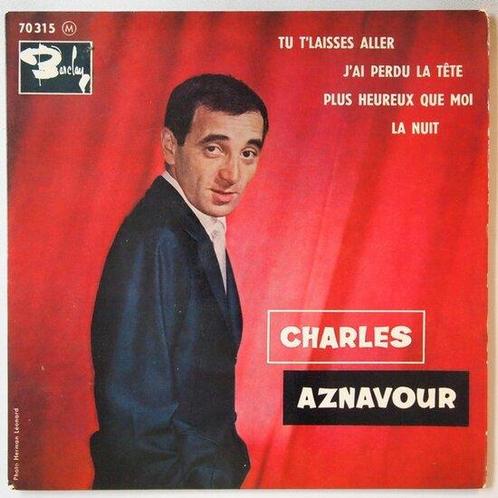 Charles Aznavour - Tu tlaisses aller - Single, Cd's en Dvd's, Vinyl Singles, Single, Gebruikt, 7 inch, Pop