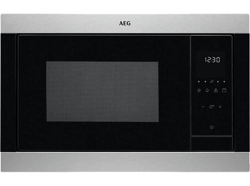 AEG -  Inbouw Microgolfoven  - Inox, Elektronische apparatuur, Microgolfovens, 60 cm of meer, Inbouw, Draaiplateau, Grill, Oven