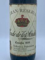 1959 Federico Paternina, Conde de los Andes - Rioja Gran, Verzamelen, Wijnen, Nieuw