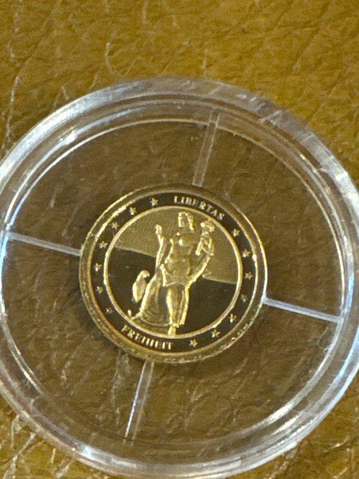 Duitsland. Medal Libertas - Freiheit , 0,5g (.585) (Zonder, Postzegels en Munten, Munten | Europa | Niet-Euromunten