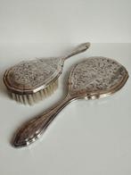 Ensemble coiffeuse (2) - Argent 800 - Ensemble table de, Antiquités & Art