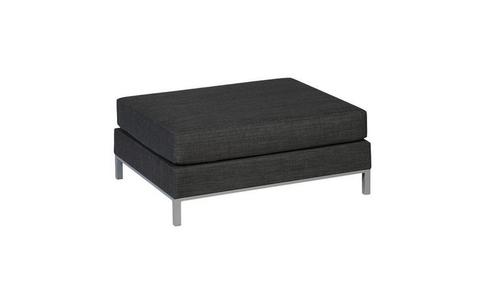 Exotan Casablanca footstool black |, Tuin en Terras, Tuinsets en Loungesets