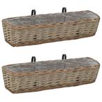 Balkonbakken Wicker - OP=OP - Perfect voor kruiden! 40% k..., Tuin en Terras, Overige materialen, Minder dan 30 cm, Verzenden