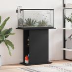 vidaXL Aquariumstandaard 75x36x72,5 cm bewerkt hout zwart, Dieren en Toebehoren, Vissen | Aquaria en Toebehoren, Verzenden, Nieuw