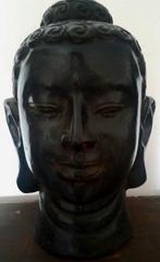 Grote hoofd van Boeddha gesigneerd - Terracotta - Birma -