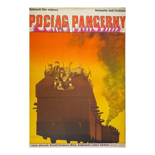 Andrzej Krzysztoforski - ARMOR TRAIN (Pocig Pancerny) -, Antiek en Kunst, Kunst | Tekeningen en Fotografie