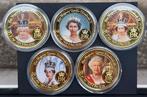 Themacollectie - Prachtige collectie van 5 herdenkingsmunten