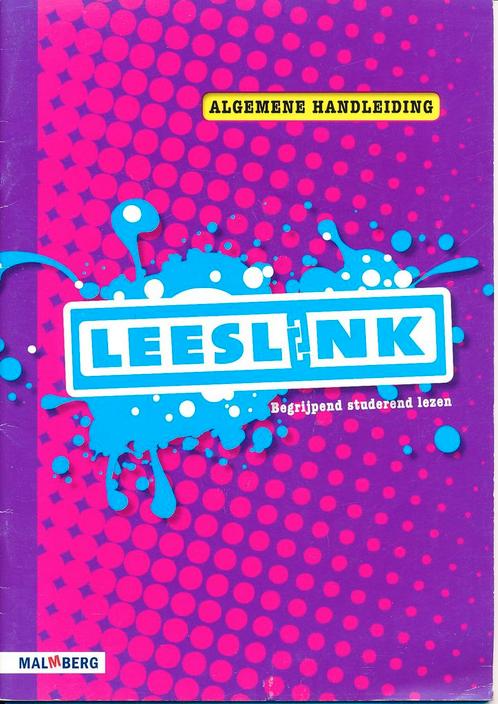 Leeslink Algemene Handleiding, Boeken, Schoolboeken, Verzenden