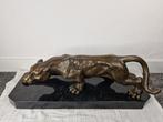Milo (1910-1978) - Beeld, Grote Bronzen panter - 16 cm -, Antiek en Kunst