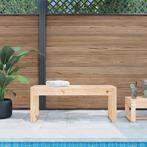 vidaXL Tuinbank 110x38x45 cm massief grenenhout, Verzenden, Nieuw