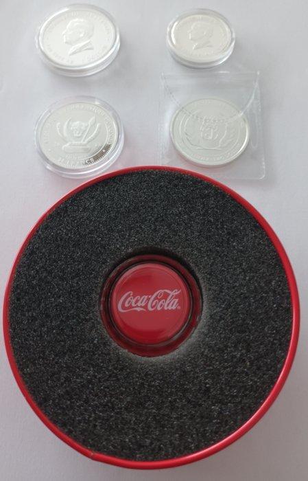 Australië, Barbados, Congo, Fiji, Zuid-Afrika. Lot van 5, Postzegels en Munten, Munten | Europa | Niet-Euromunten