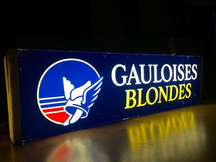 Rare Vintage GAULOISES Blondes Cigarettes Shop Bar Garage, Antiek en Kunst, Antiek | Wandborden en Tegels
