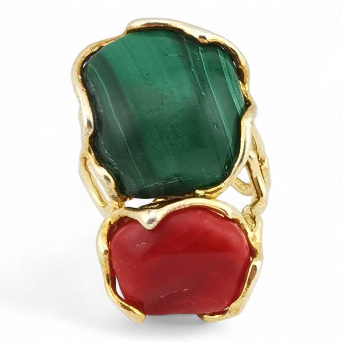 Koraal - Argento 925 - Ring - Italiaans ambacht, Antiek en Kunst, Curiosa en Brocante