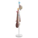 vidaXL Kapstok 172 cm gepoedercoat ijzer wit, Huis en Inrichting, Woonaccessoires | Kapstokken, Verzenden, Nieuw