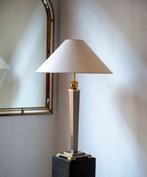 Belgo Chrom - Lampe de table - Laiton doré, acier brossé
